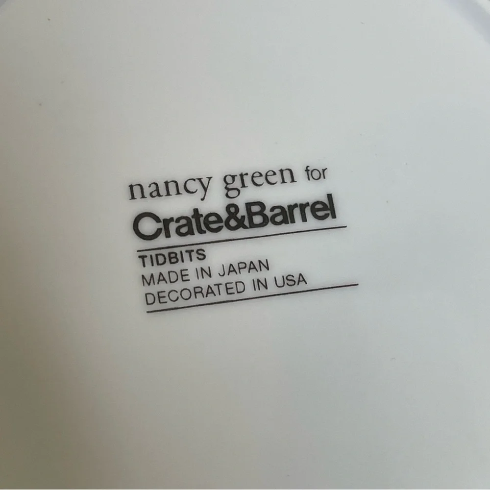 CRATE & BARREL Appetizer Plates 6.5